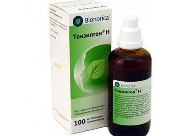 Препарат Тонзилгон Н