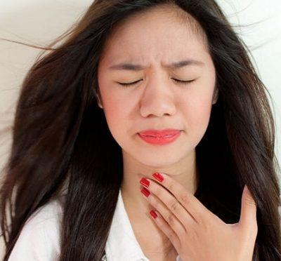 Ощущение першения в горле