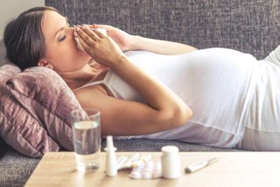 Насморк у беременной