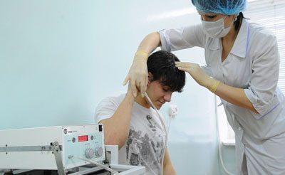 Электрофорез уха