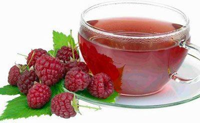 Чай с малиной