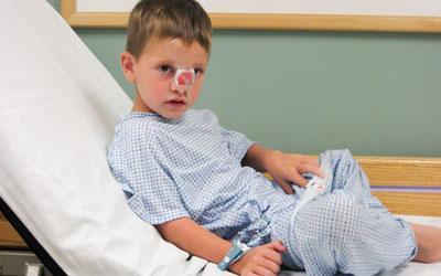 Травма носа у ребенка